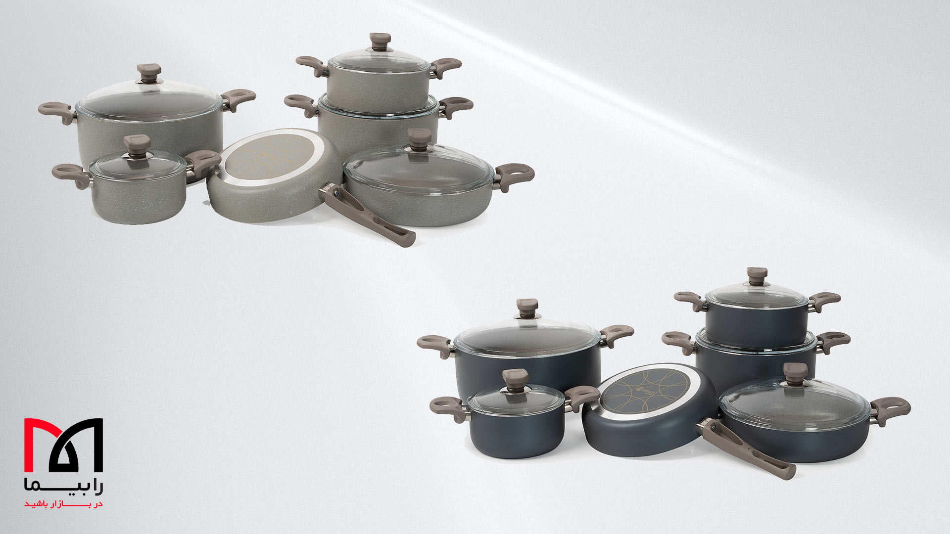 معرفی سرویس قابلمه و تابه ۱۱ پارچه ریوالد | لوازم خانگی ایران
